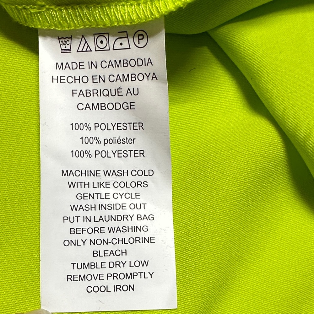 Michael Kors Neon Lime Chain-Shoulder Halter Top - Picture 4 of 6